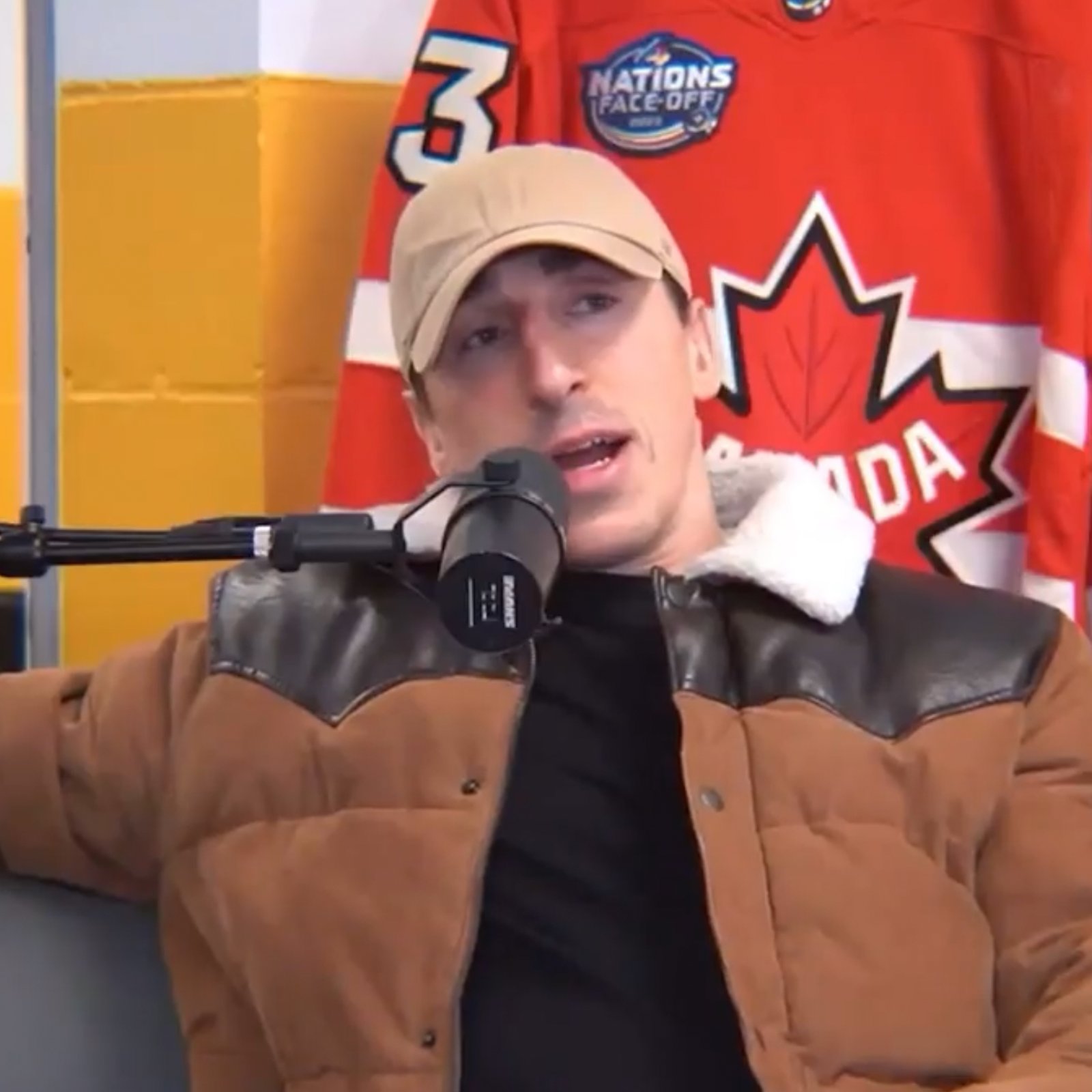 Brad Marchand berates fans booing national anthems at hockey games!