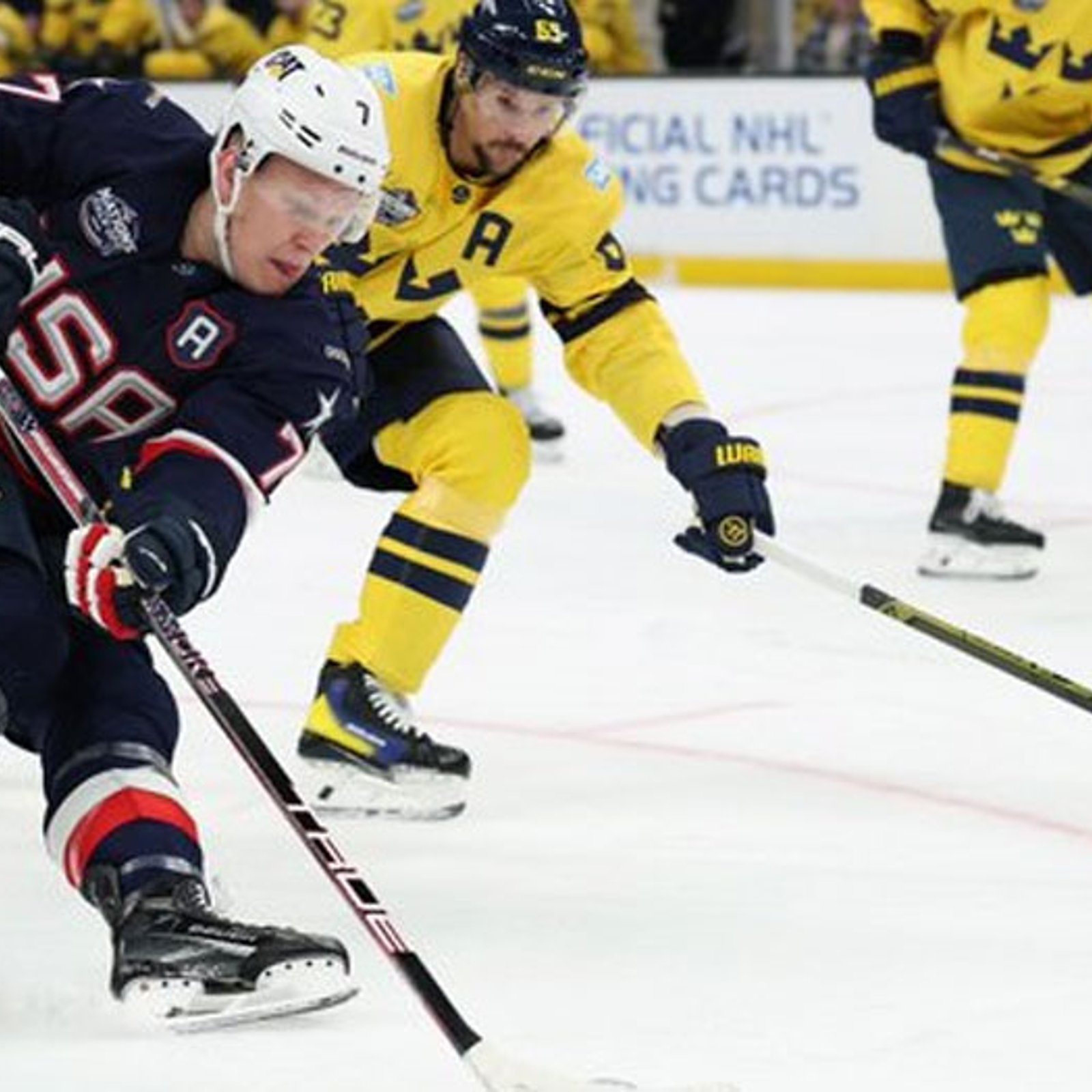 USA coach Mike Sullivan with an injury update on Brady Tkachuk, Auston Matthews and Charlie McAvoy