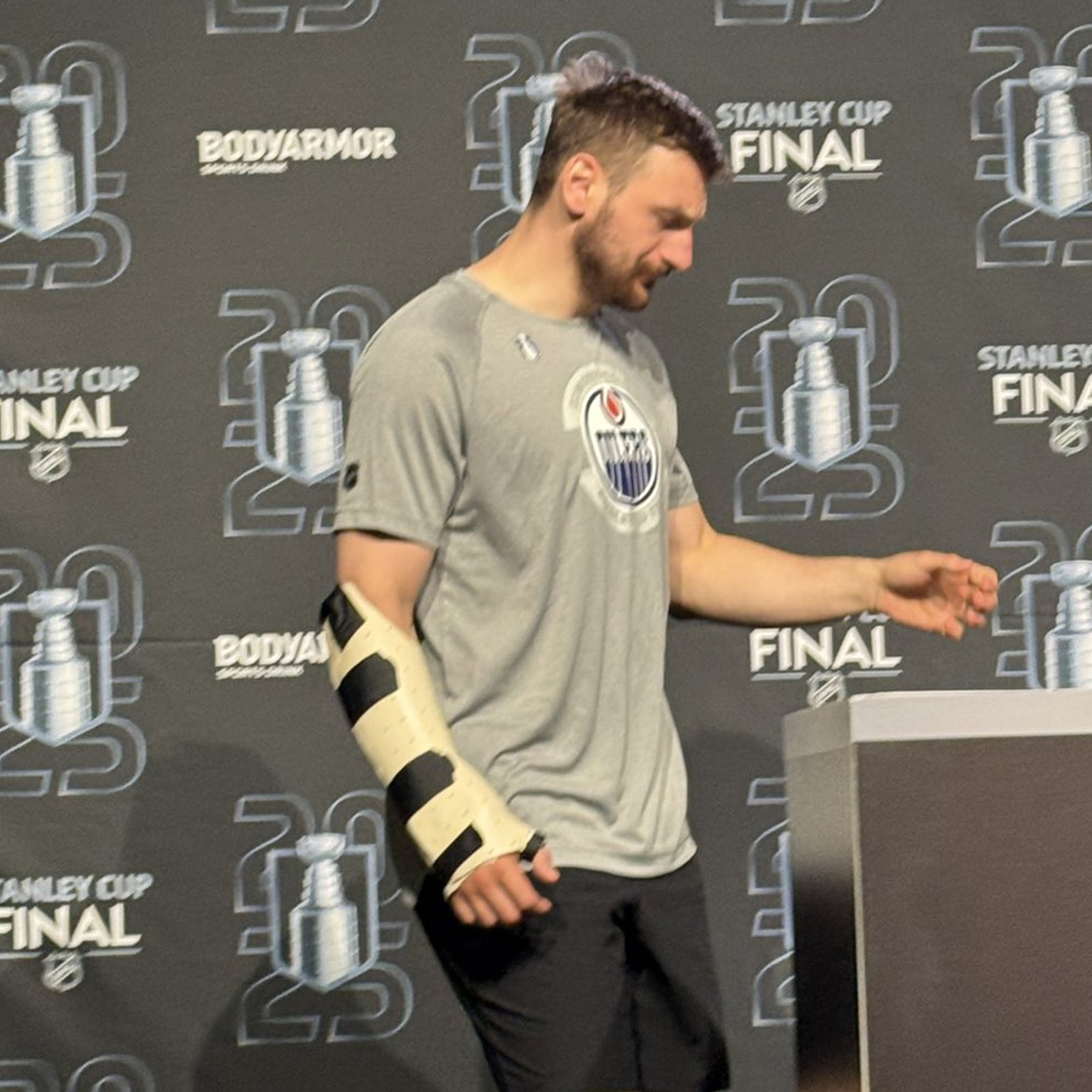 Emotional statement from Oilers’ Zach Hyman ahead of Game 1 of the Stanley Cup Final
