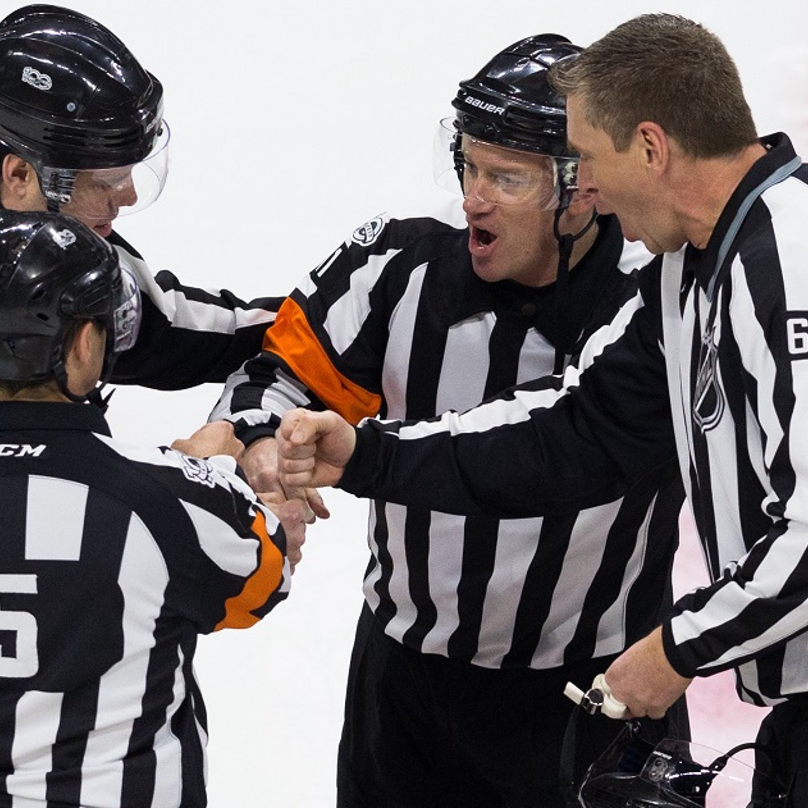 NHL announces referees for Game 7 in Toronto.
