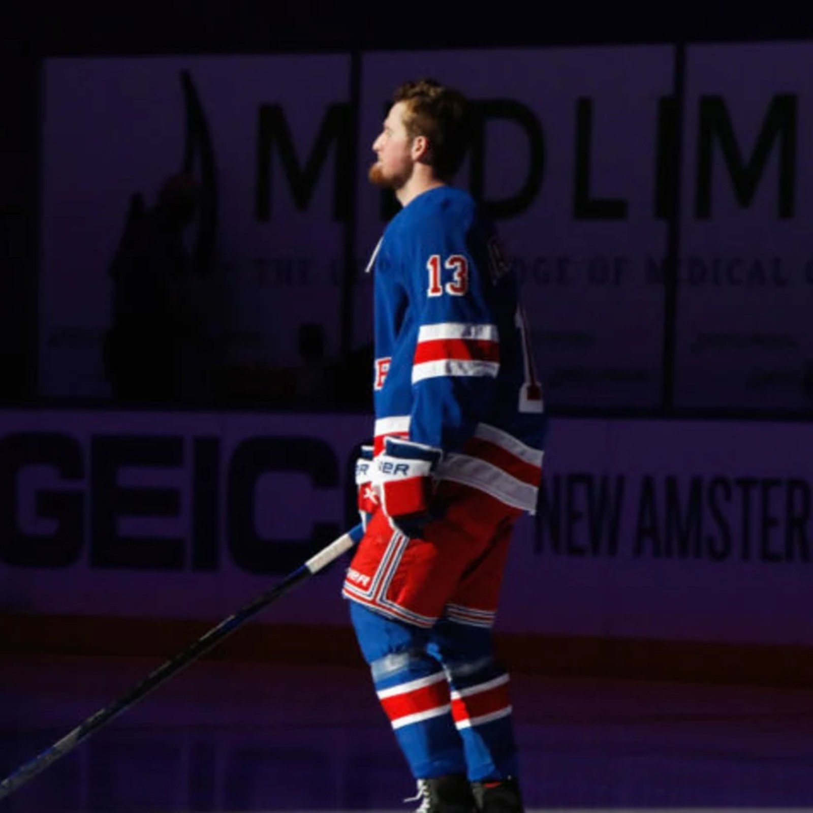 Rangers’ Alexis Lafreniere under fire for gesture during American anthem last night