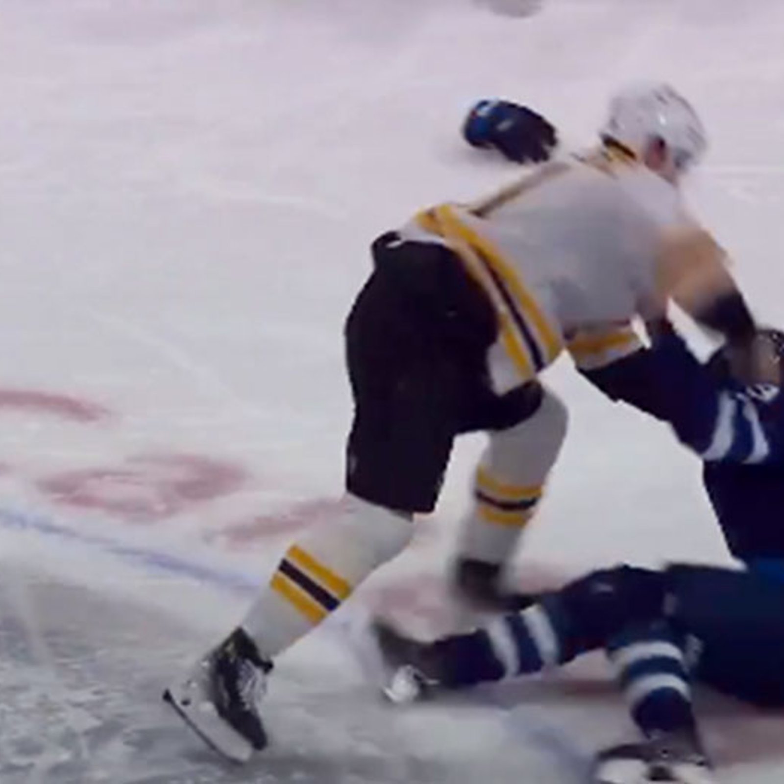 Frederic one punches Gustafsson and all Hell breaks loose between Bruins and Jets