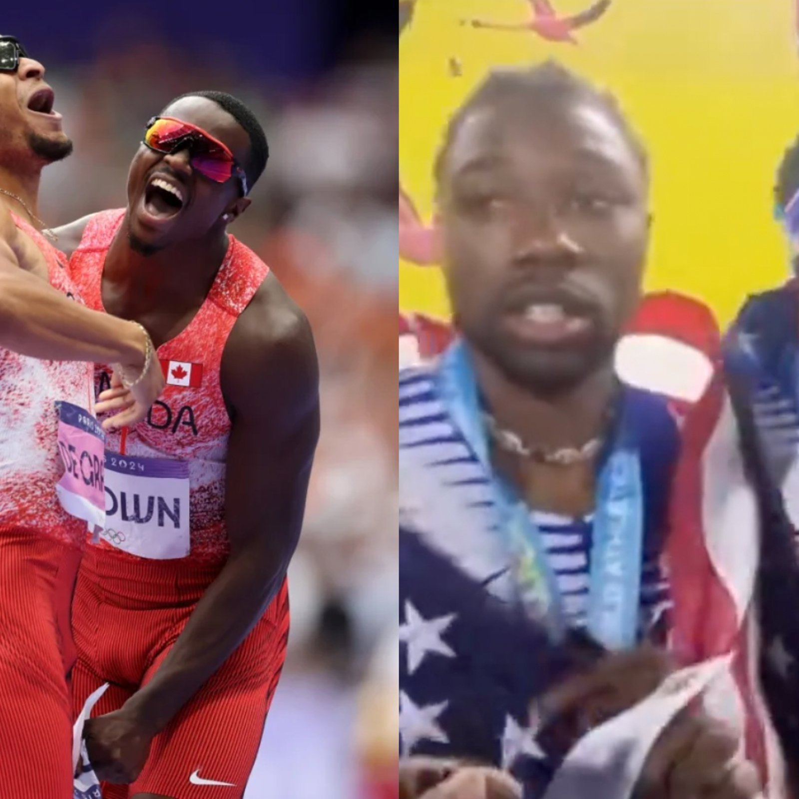 American sprinters insulted Canada prior to the 4x100 relay and karma hit hard