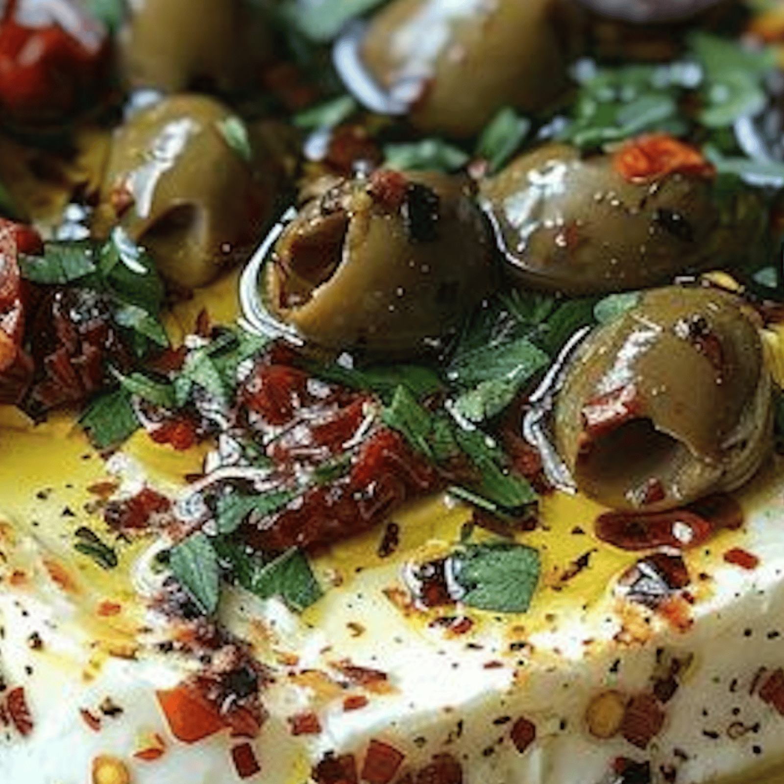 Sublime Feta au four avec olives et tomates séchées