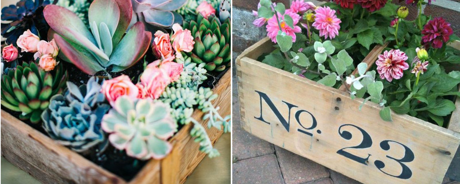 20 idées de jardinière à faire avec des caisses en bois 