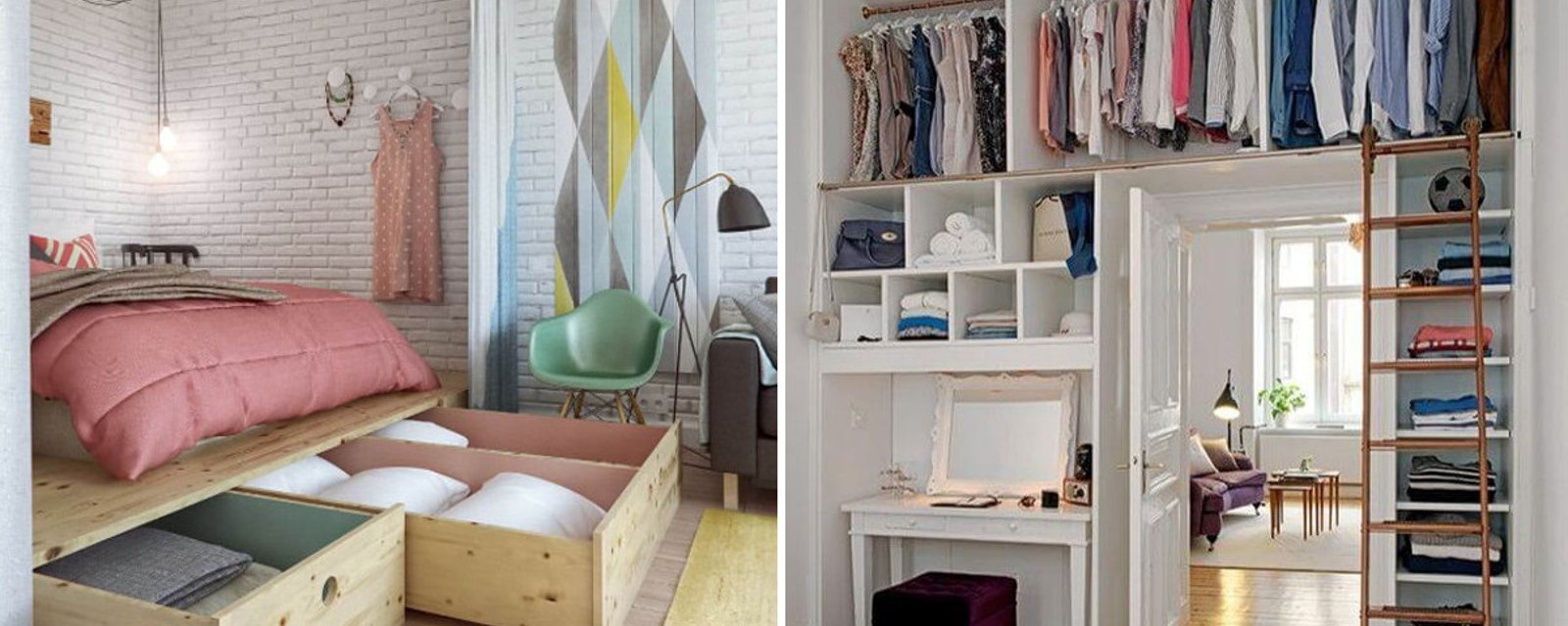 15 brillantes idées pour aménager une petite chambre à coucher