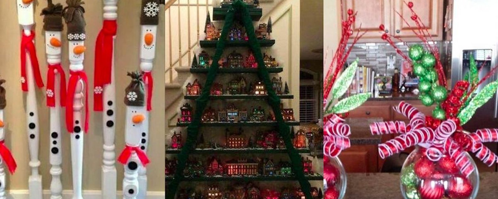 12 idées de décorations de Noël plus géniales les unes que les autres!