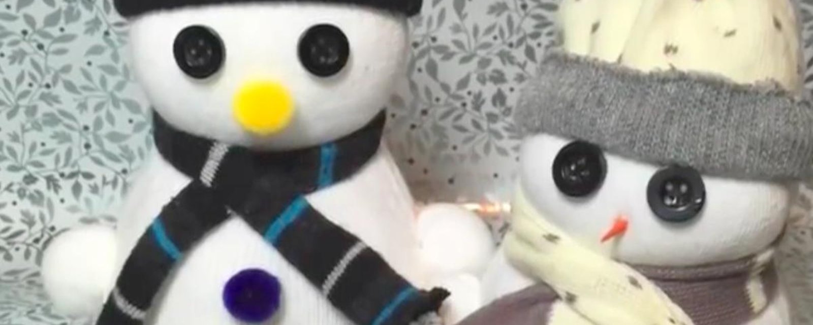 Bricolage hivernal: Comment fabriquer de mignons bonshommes de neige avec des chaussettes