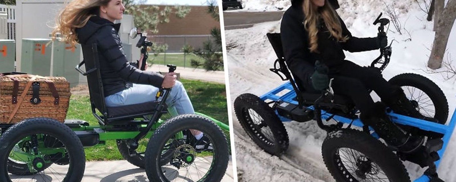 Il crée un fauteuil roulant  tout-terrain pour permettre à sa conjointe d’aller  partout