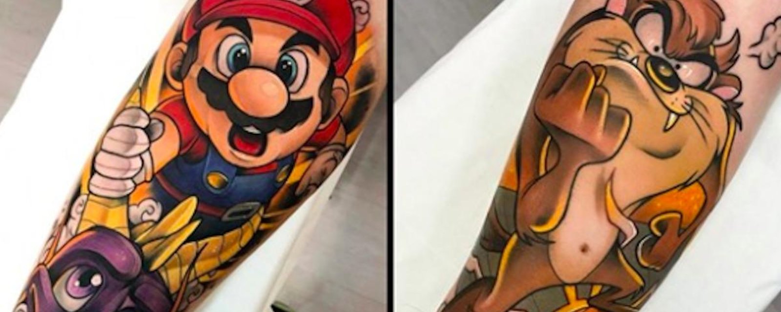 25 tatouages pour ceux et celles qui ont les dessins animés ou les jeux vidéo dans la peau!