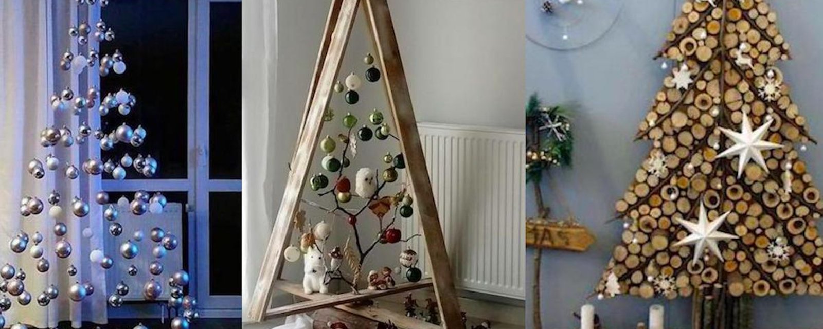 Faites changement du sapin de Noël traditionnels en optant pour l'une de ces 30 idées originales!