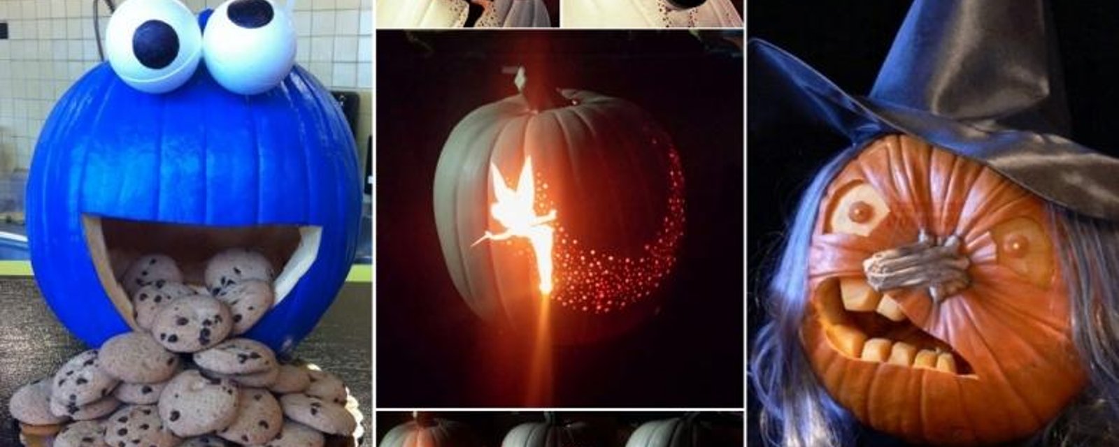 15 citrouilles d'Halloween super inspirantes! 15 modèles plus amusants les uns que les autres! 