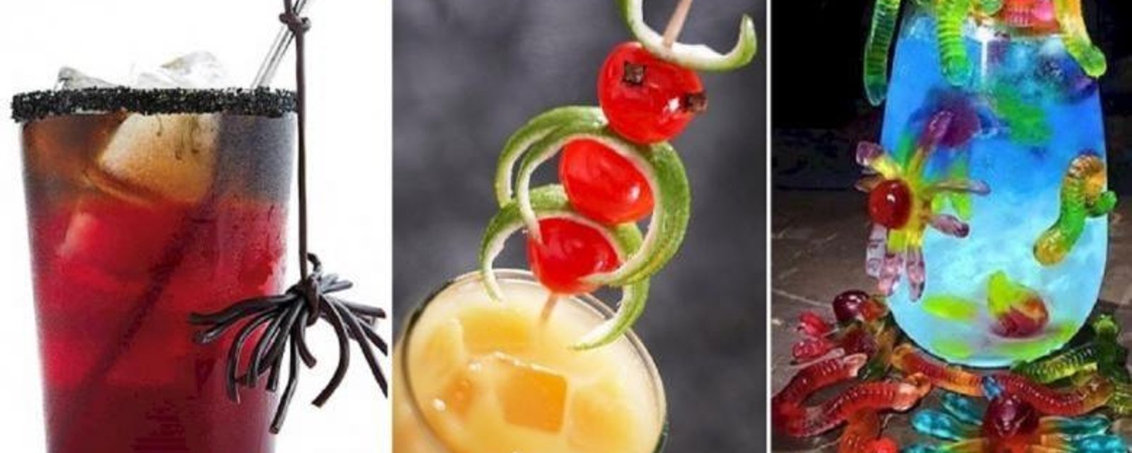 14 Façons HALLUCINANTES de décorer les drinks pour un Party d'Halloween! 