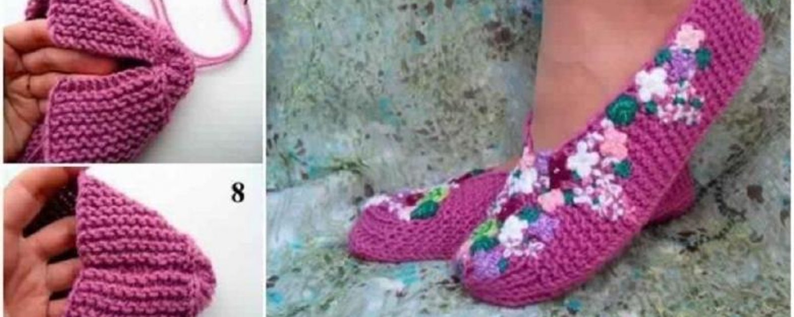 Apprenez à tricoter ces belles pantoufles d'hiver! Une belle idée cadeau à offrir! 