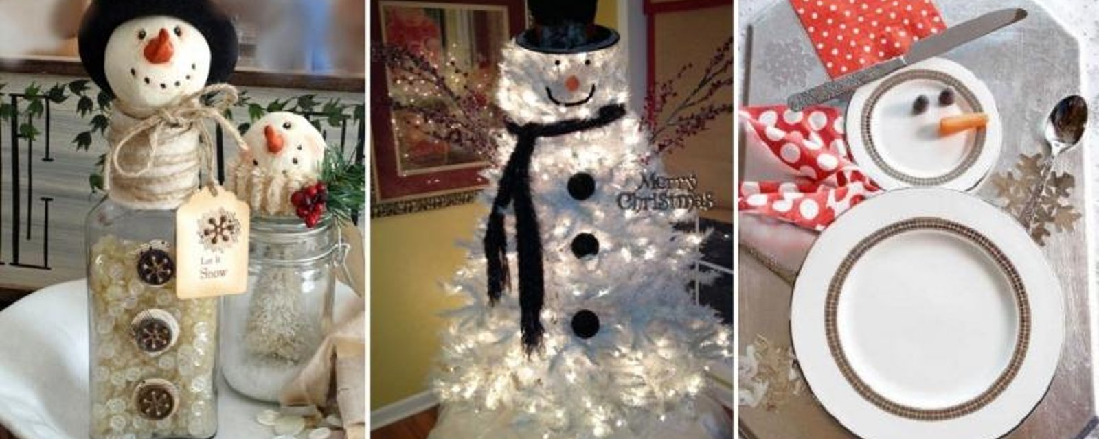 Voici 25 magnifiques décorations pour les amoureux des bonhommes de neige! 