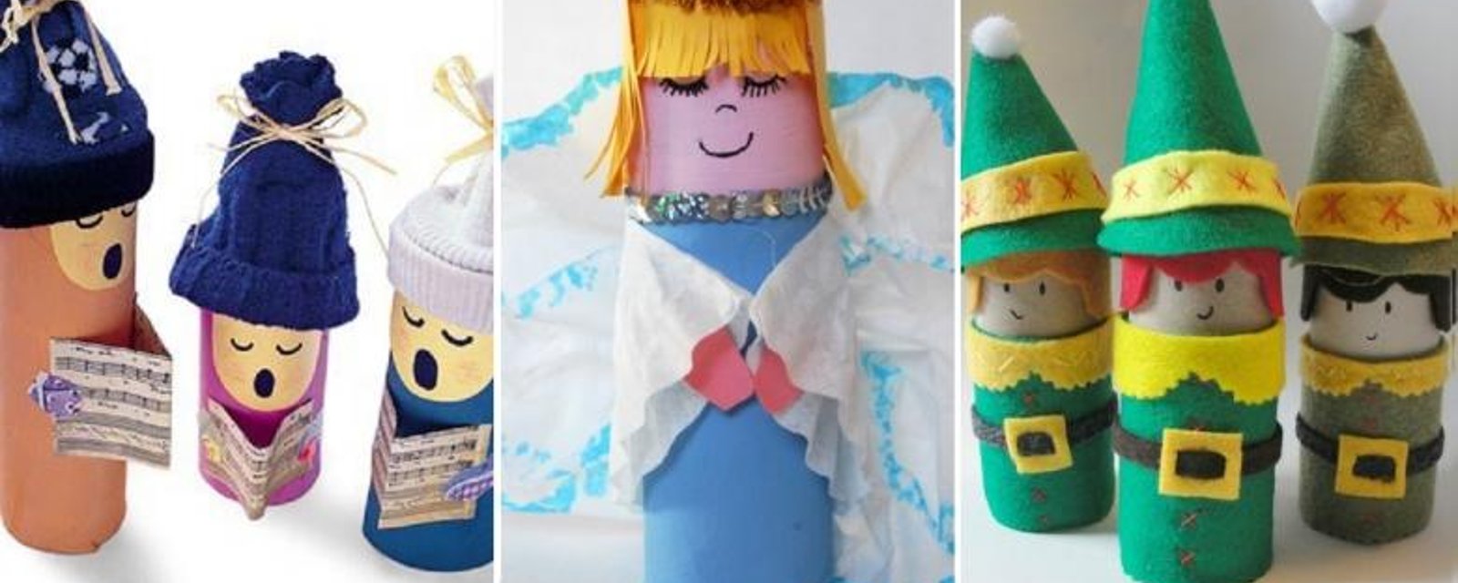 14 bricolages d'hiver pour enfants, à faire avec des rouleaux de papier essuie-tout! 