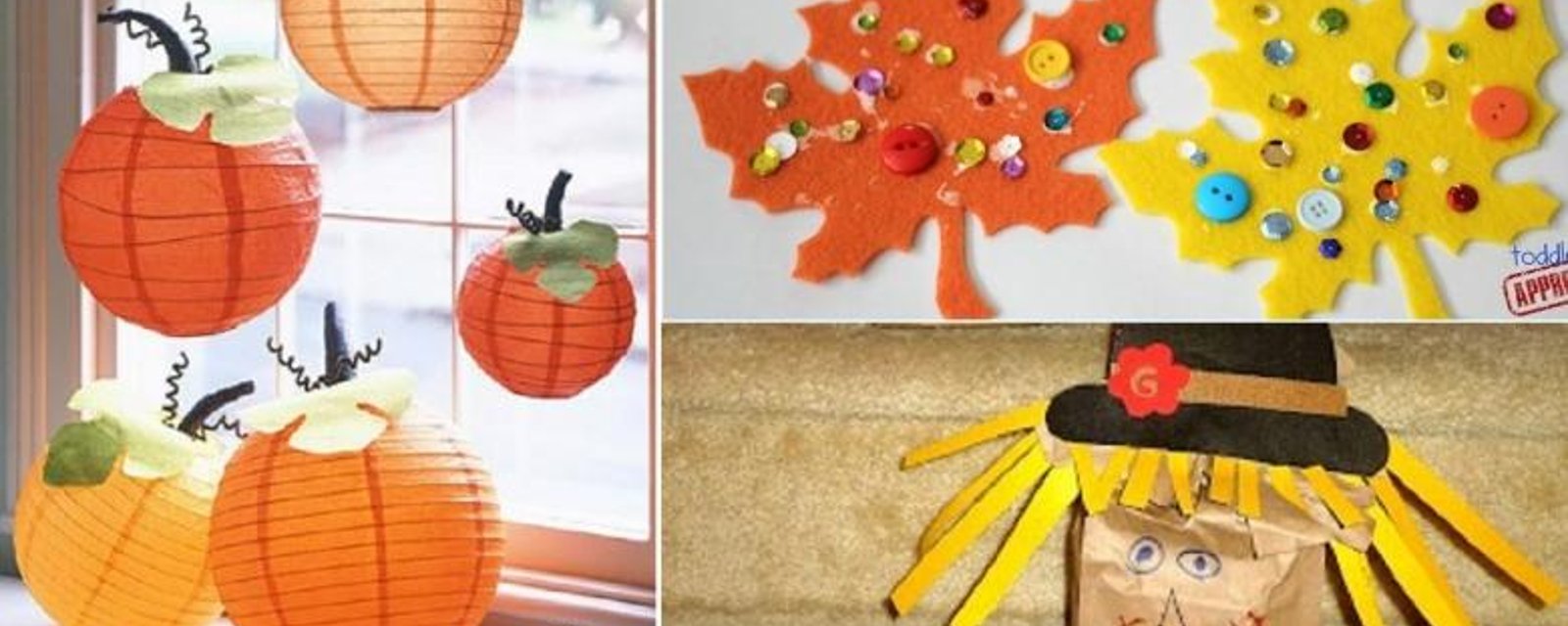 8 nouveaux bricolages d'automne à faire avec les enfants de la garderie ou à l'école! 