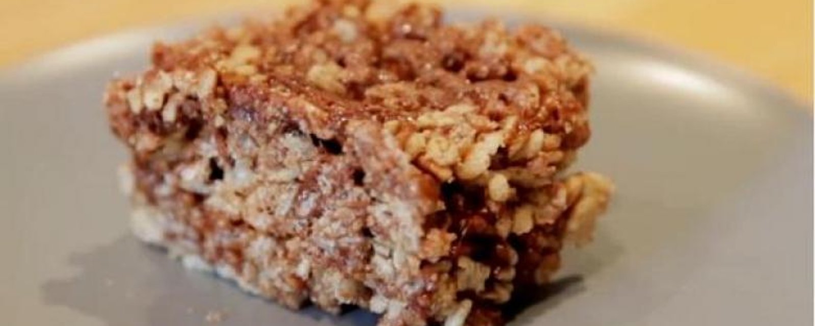 Recette de carrés aux Rice Krispies au Nutella fait four micro-onde!