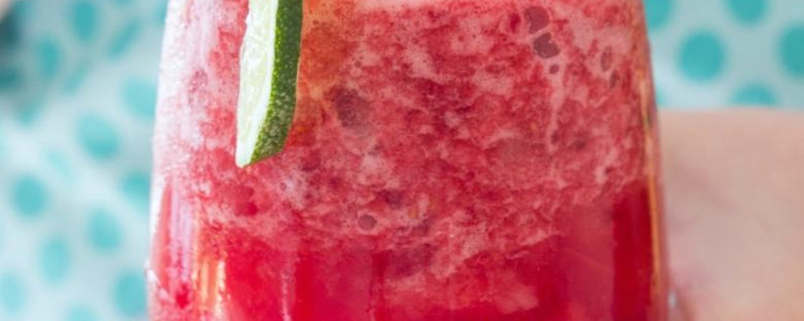 Recette de slush citrons verts et framboises et.... ?! TADADAM!