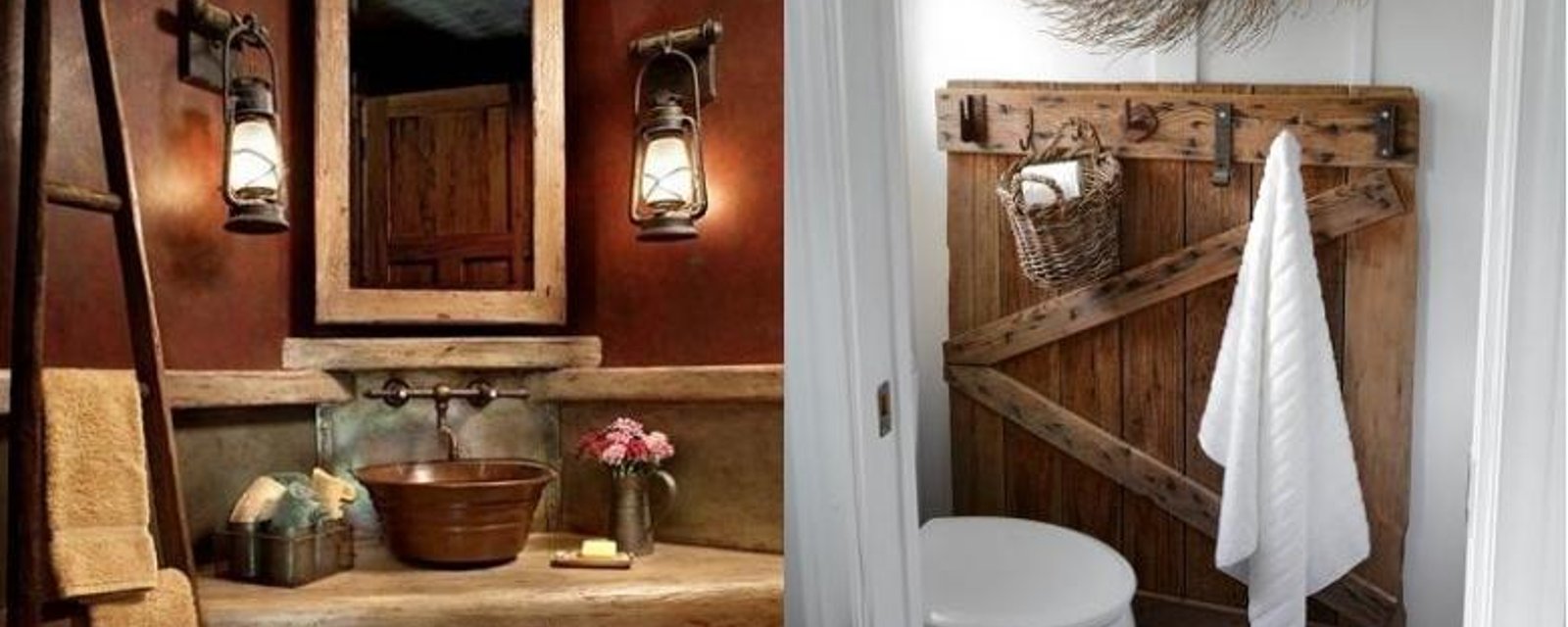 Plus de 35 photos pour vous inspirer une salle de bain rustique!