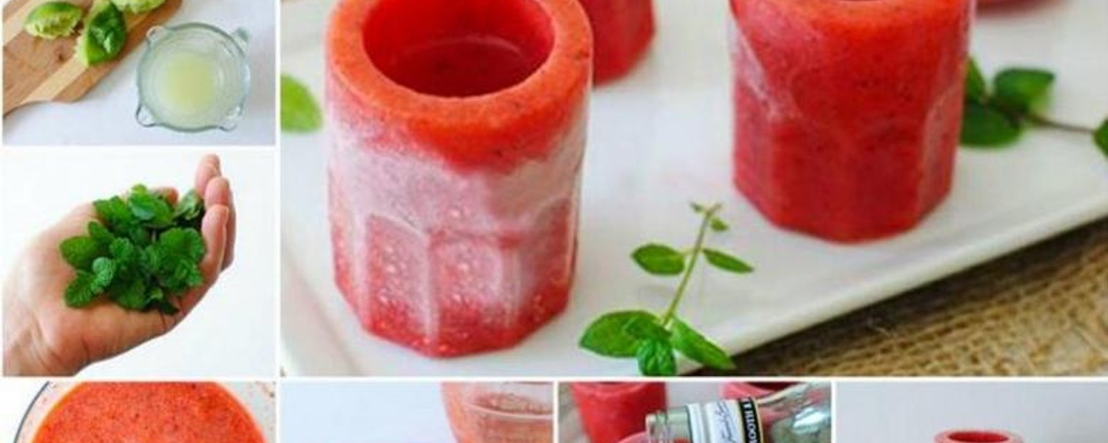 LES SHOOTERS CONGELÉS MOJITOS AUX FRAISES ! 