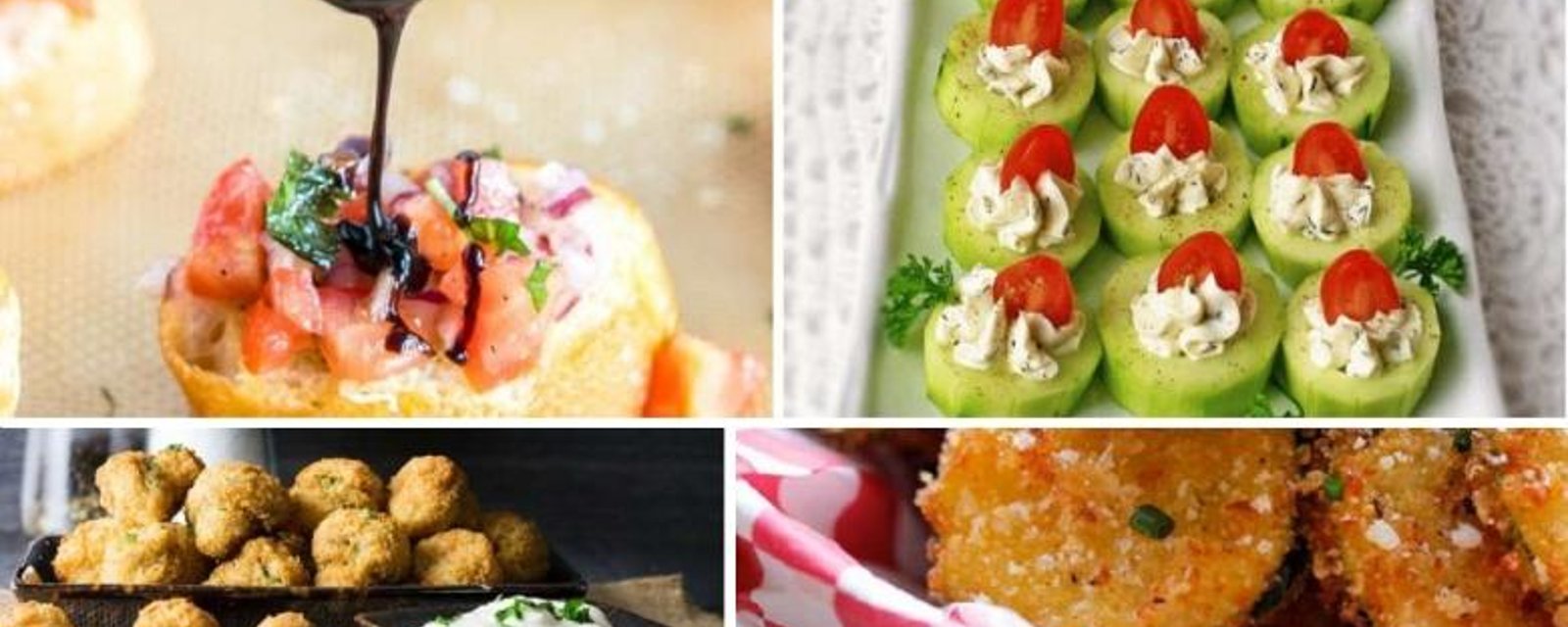 4 Délicieuses recettes d'amuse-gueules à découvrir! 