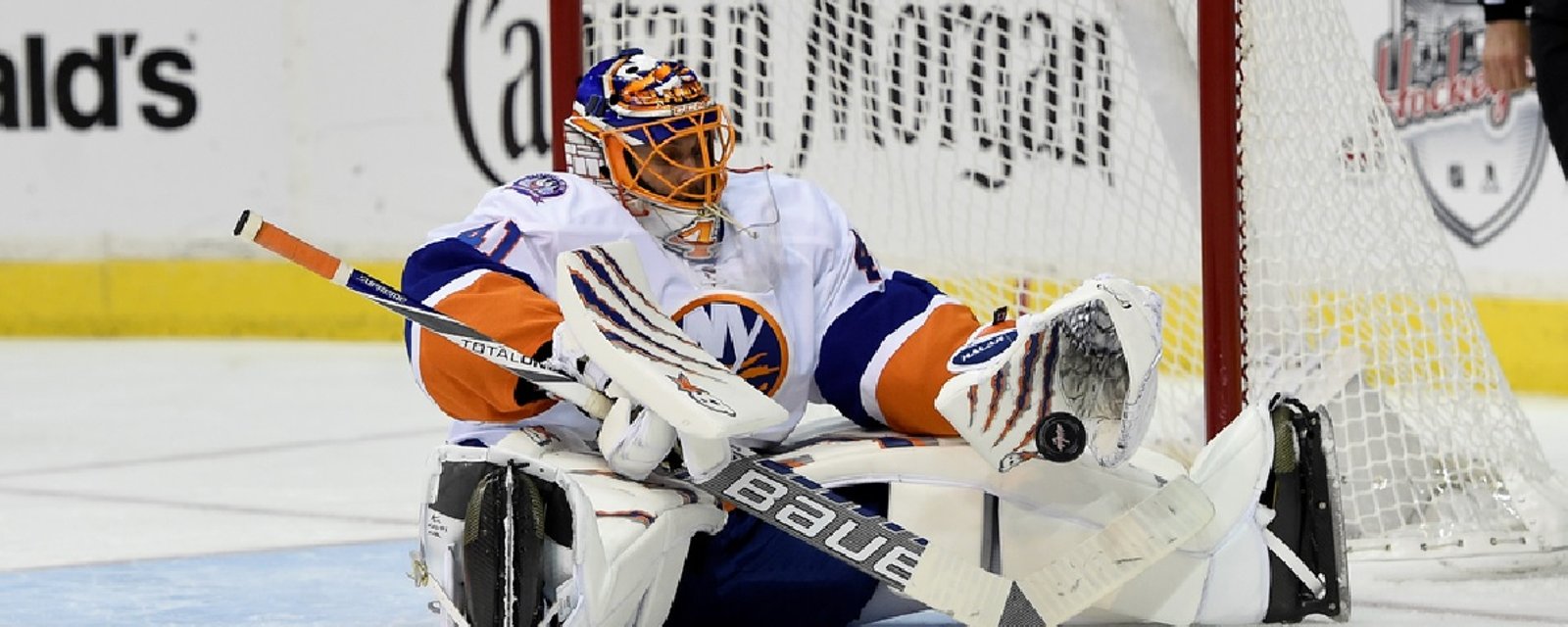 Jaroslav Halak dévoile ses nouvelles jambières pour la Coupe du Monde!