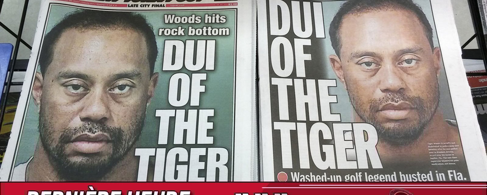 La police publie la vidéo de l'arrestation de Tiger Woods!