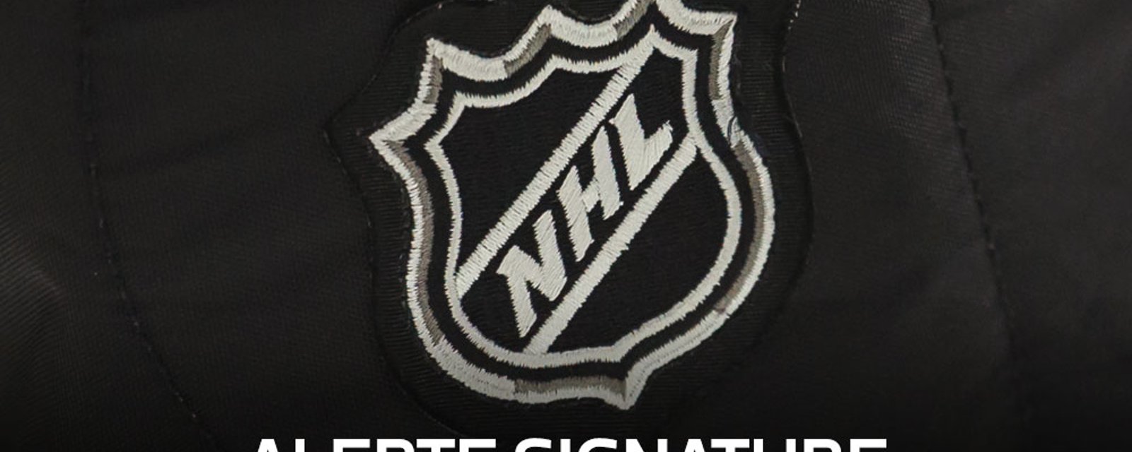 Signature dans la LNH!