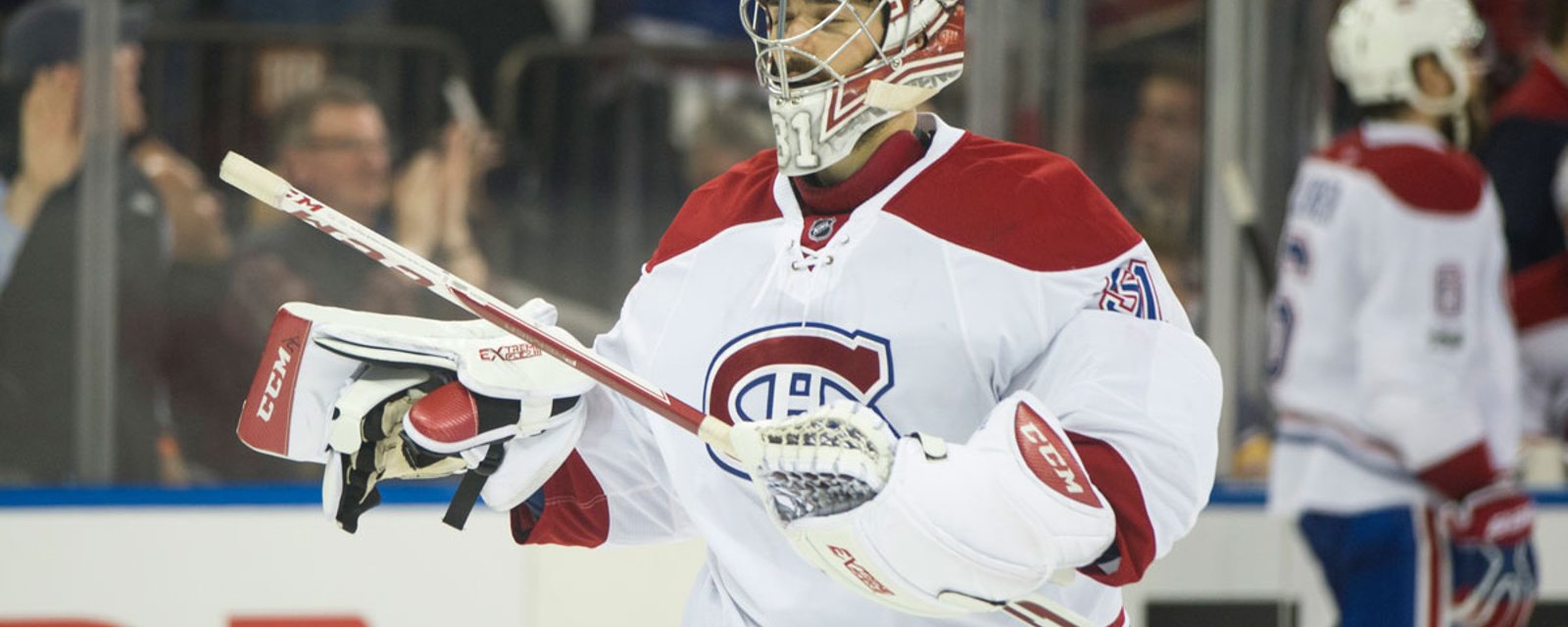 Carey Price a donné une grosse frayeur aux partisans aujourd'hui!