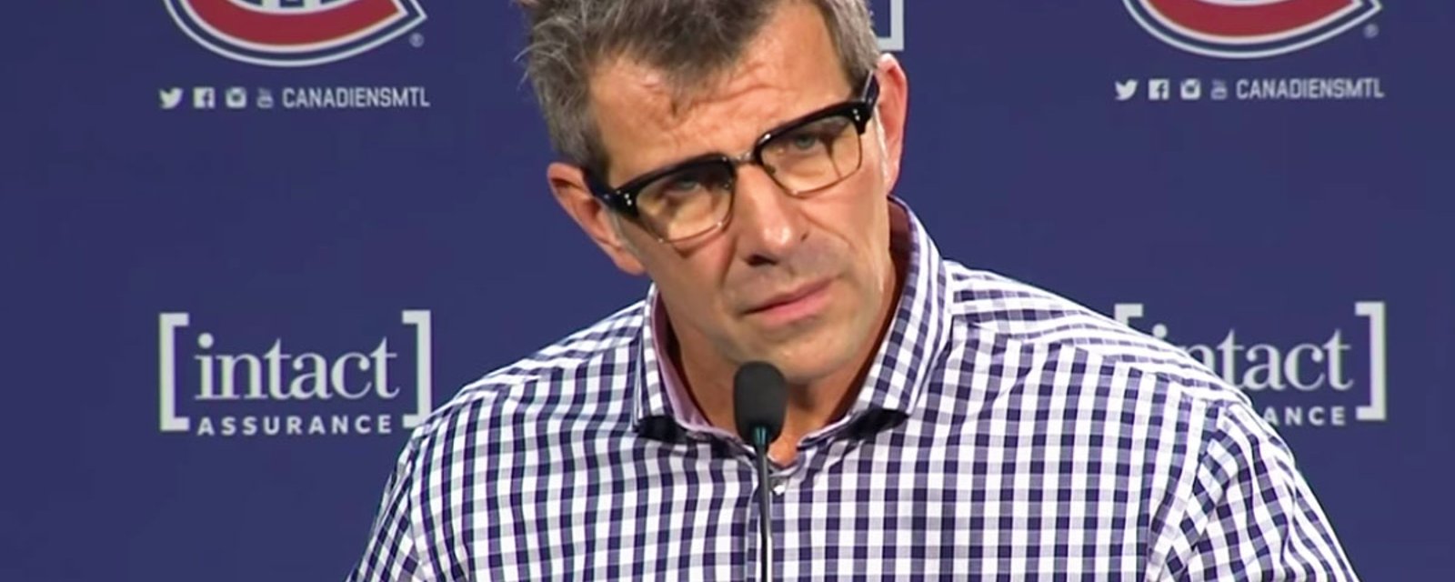 Marc Bergevin nous donne un gros indice d'une transaction à venir!