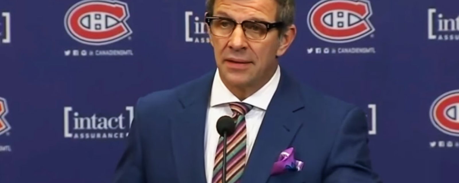 DERNIÈRE HEURE: Marc Bergevin annonce du mouvement de personnel en conférence de presse!