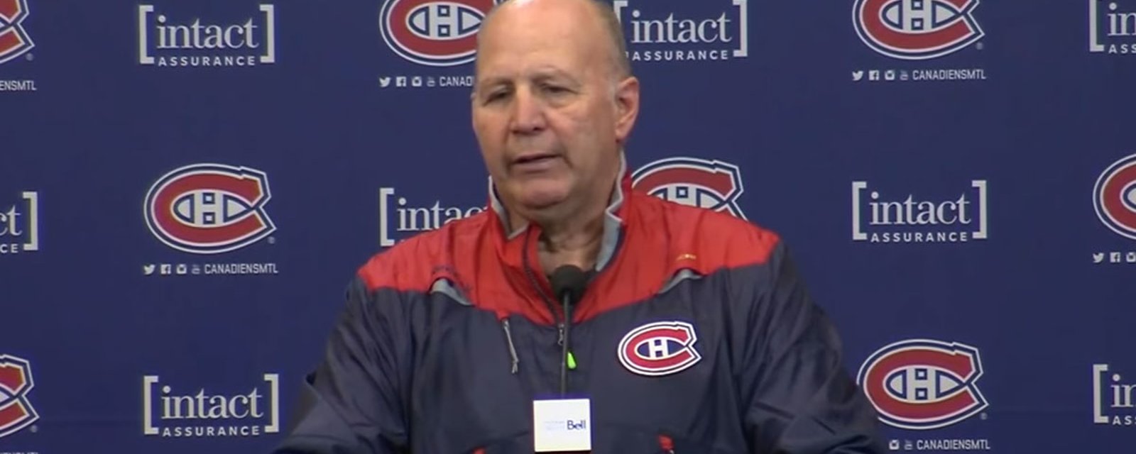 Claude Julien a pris un pari audacieux!