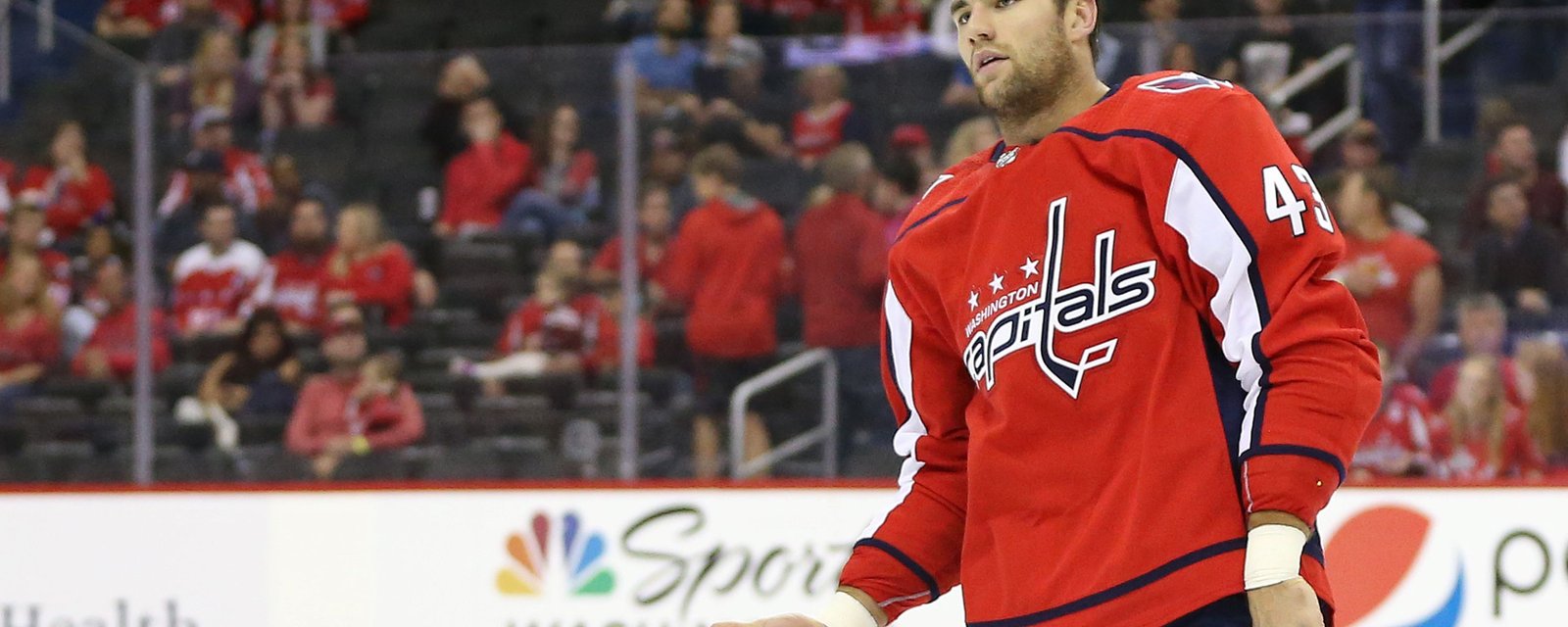 Tom Wilson souffrirait d'une commotion cérébrale!