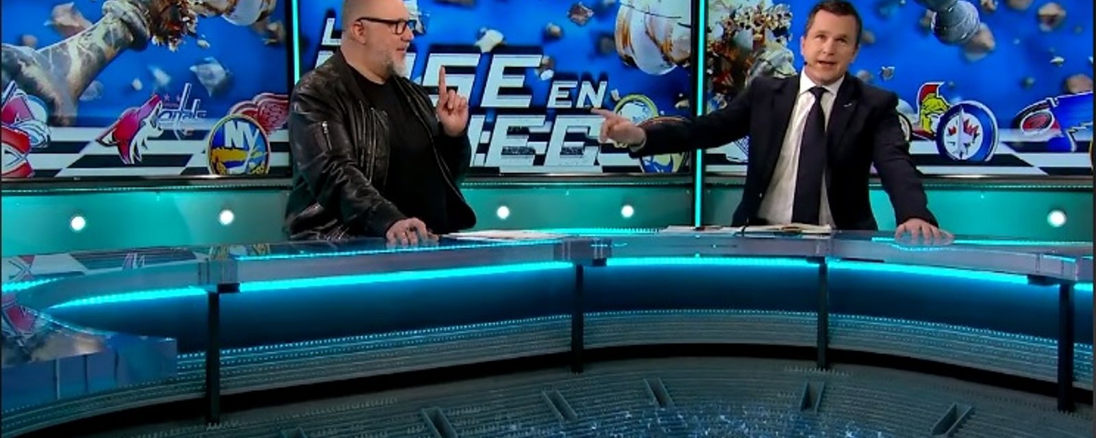 Jean-Charles Lajoie s'est moqué de Renaud Lavoie en direct à la télé!