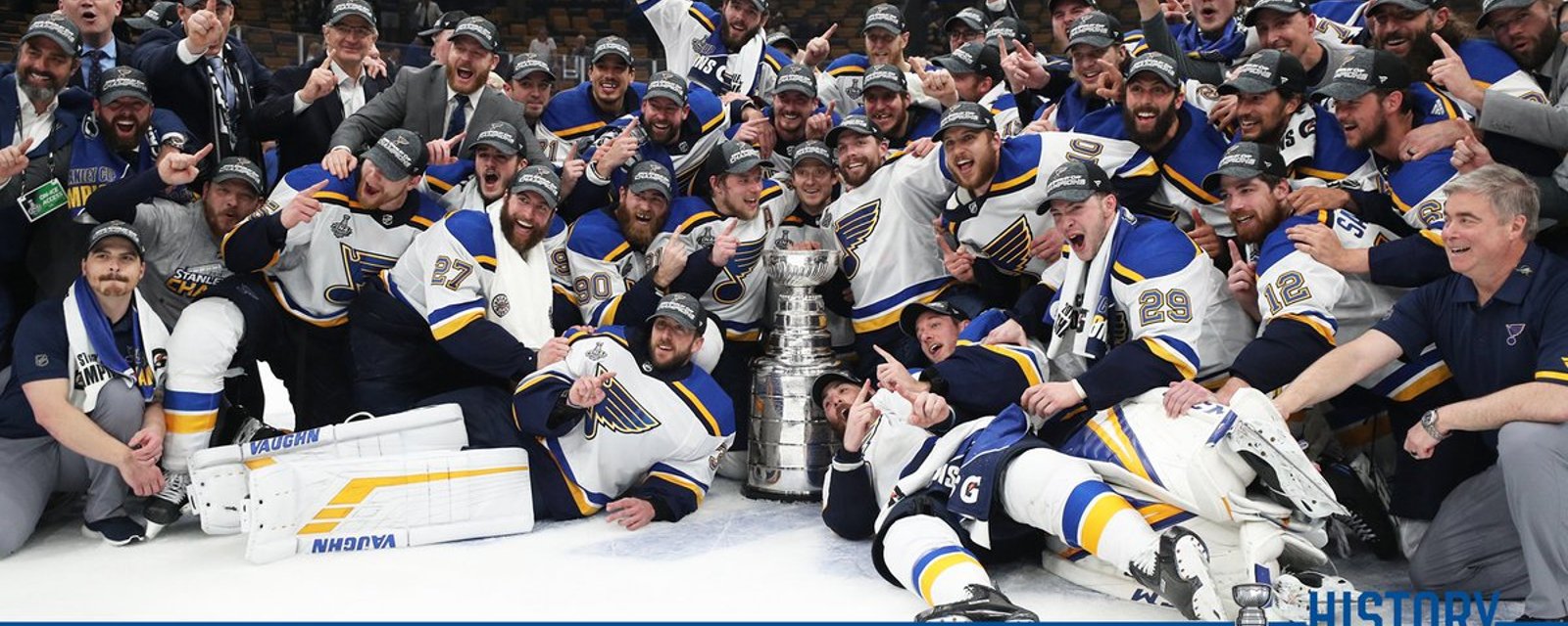 Les Blues de St. Louis sont les champions de la Coupe Stanley!