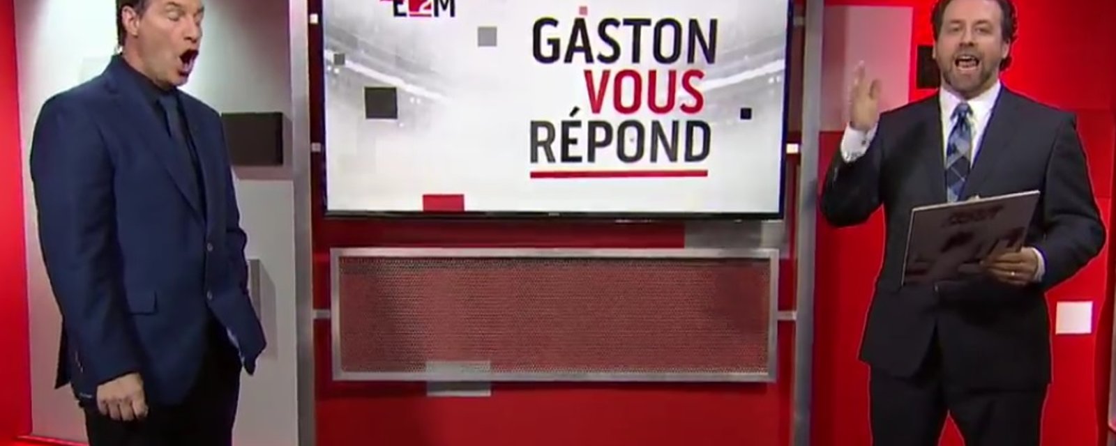 Gaston Therrien l'échappe solide durant son segment à RDS!