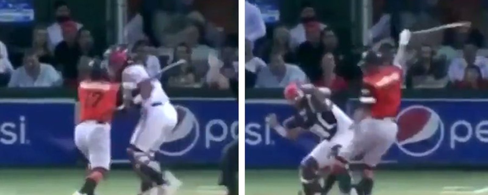 Un ancien joueur de la MLB attaque un receveur à coups de bâton en plein match