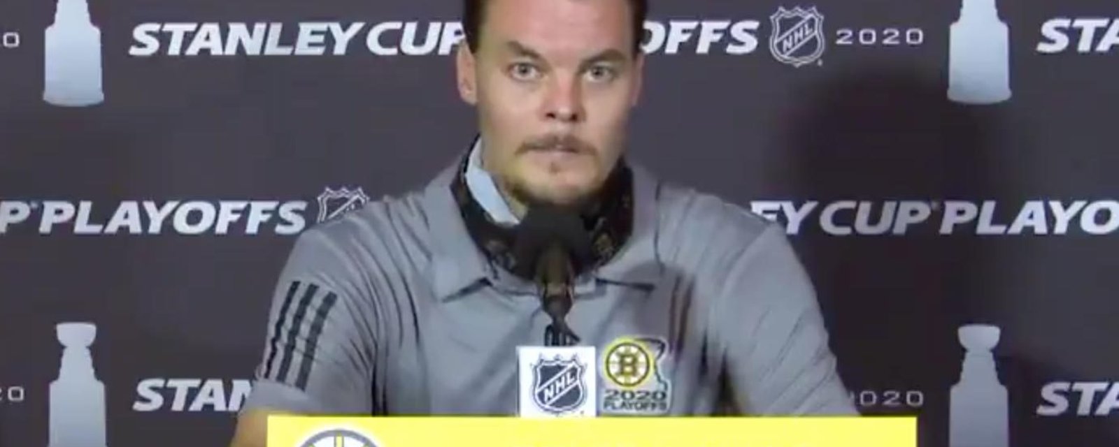 Tuukka Rask a reçu un appel troublant avant de quitter la bulle