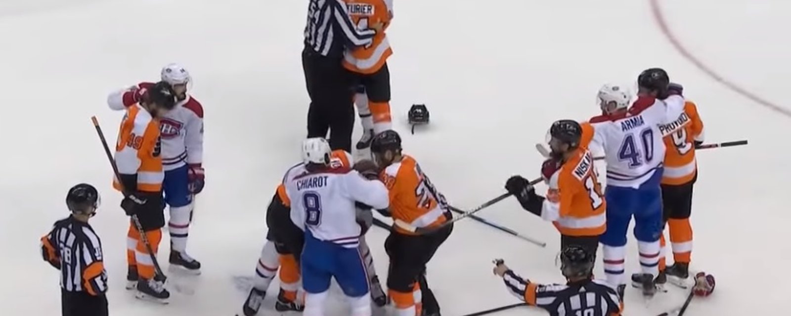 La LNH enquêtera sur trois incidents dans le match Canadiens/Flyers