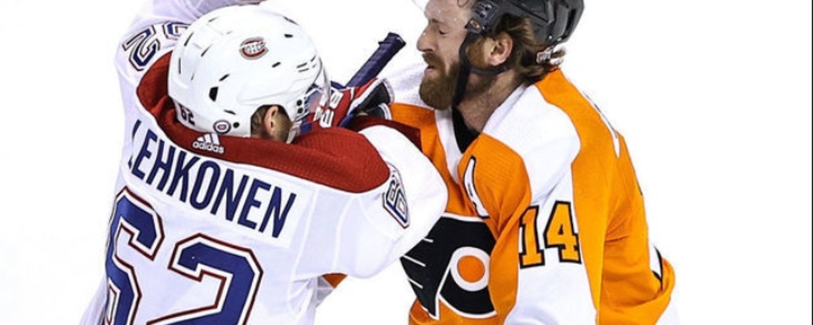 Sean Couturier a asséné un coup salaud à Artturi Lehkonen