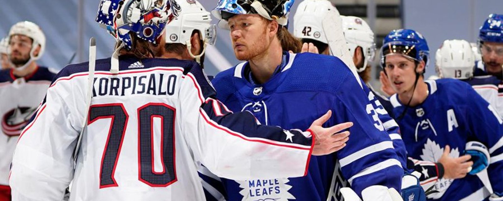 Les Blue Jackets ont humilié les Leafs sur les réseaux sociaux après le match