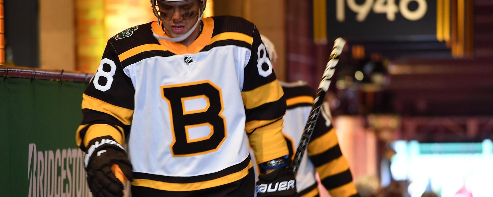 Les Bruins perdent les services de David Pastrnak
