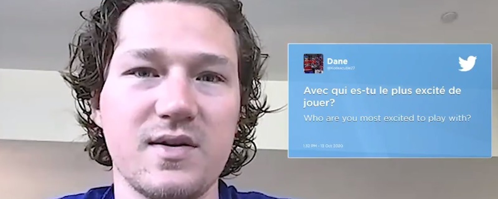 Tyler Toffoli dévoile quel joueur du CH il voudrait le plus avoir sur son trio