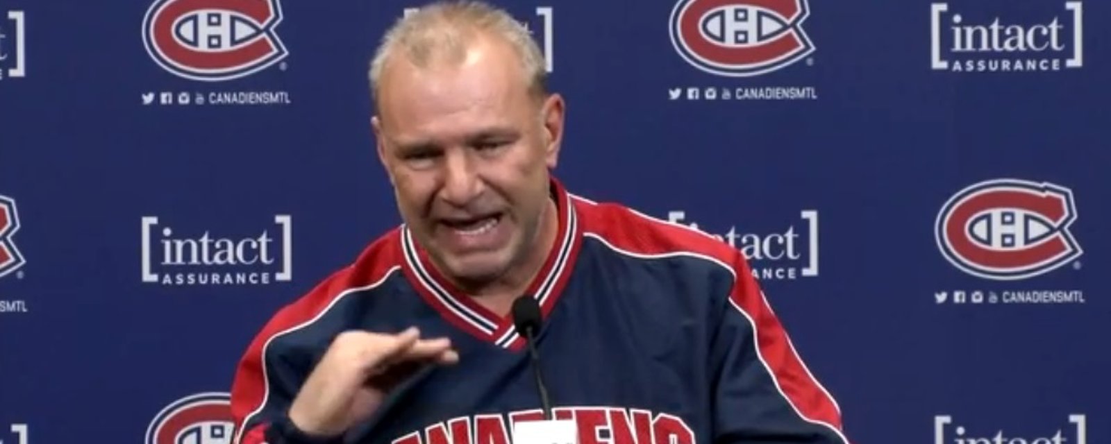 Un journaliste de TVA Sports raconte sa prise de bec majeure avec Michel Therrien