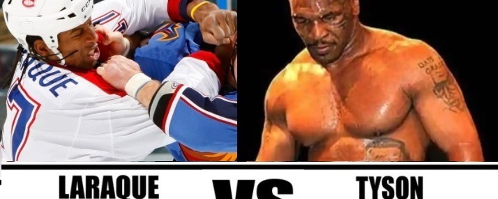 Russ Anber décourage Georges Laraque de monter dans un ring avec Mike Tyson