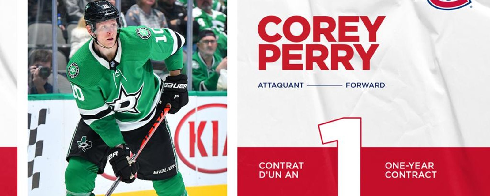 Corey Perry devra mériter sa place dans l'alignement