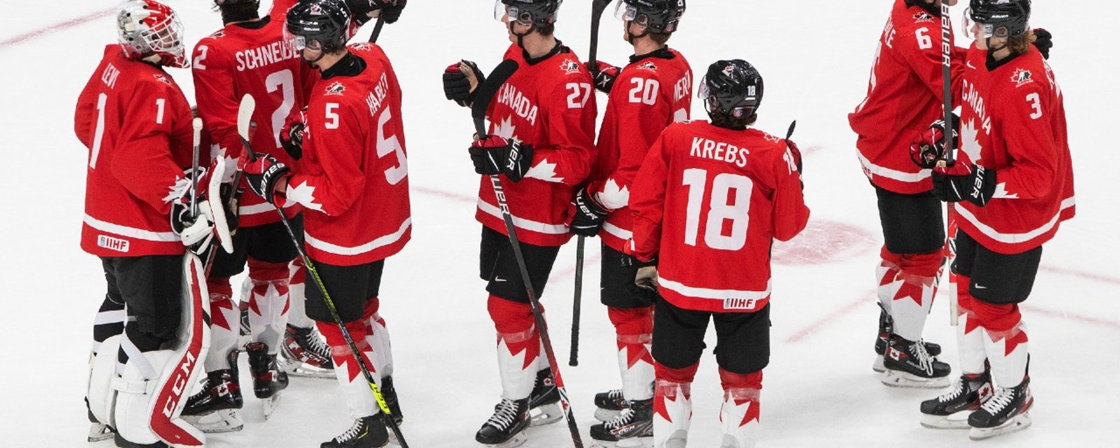 Victoire pour Équipe Canada Junior (VIDÉO)