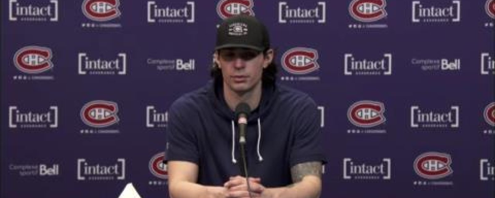 Carey Price réagit au manque d'attaque devant lui