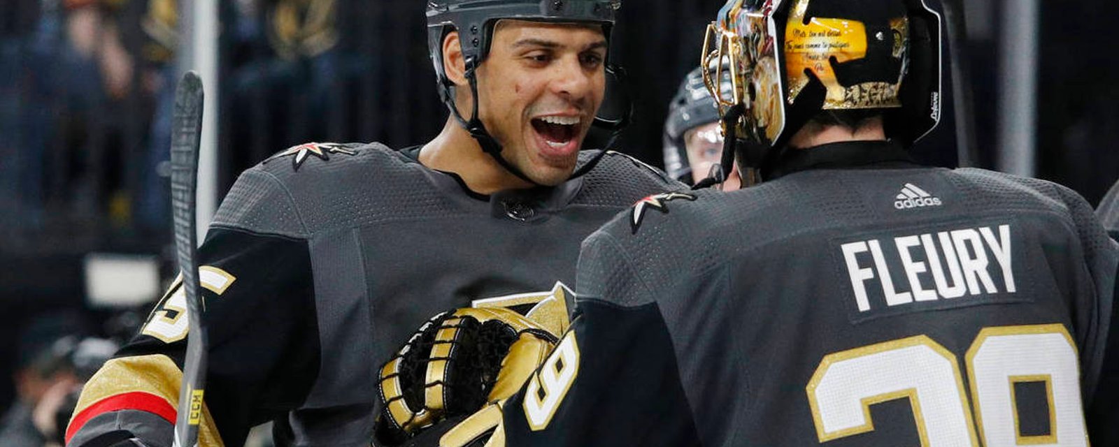 Ryan Reaves a été traité comme un roi par les Golden Knights si on compare à Marc-André Fleury